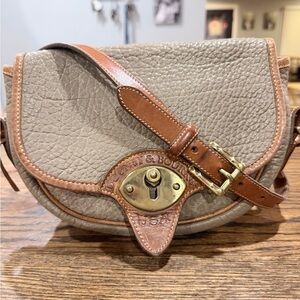 Vintage Dooney & Bourke Cavalry All Weather Leather, Mini Crossbody